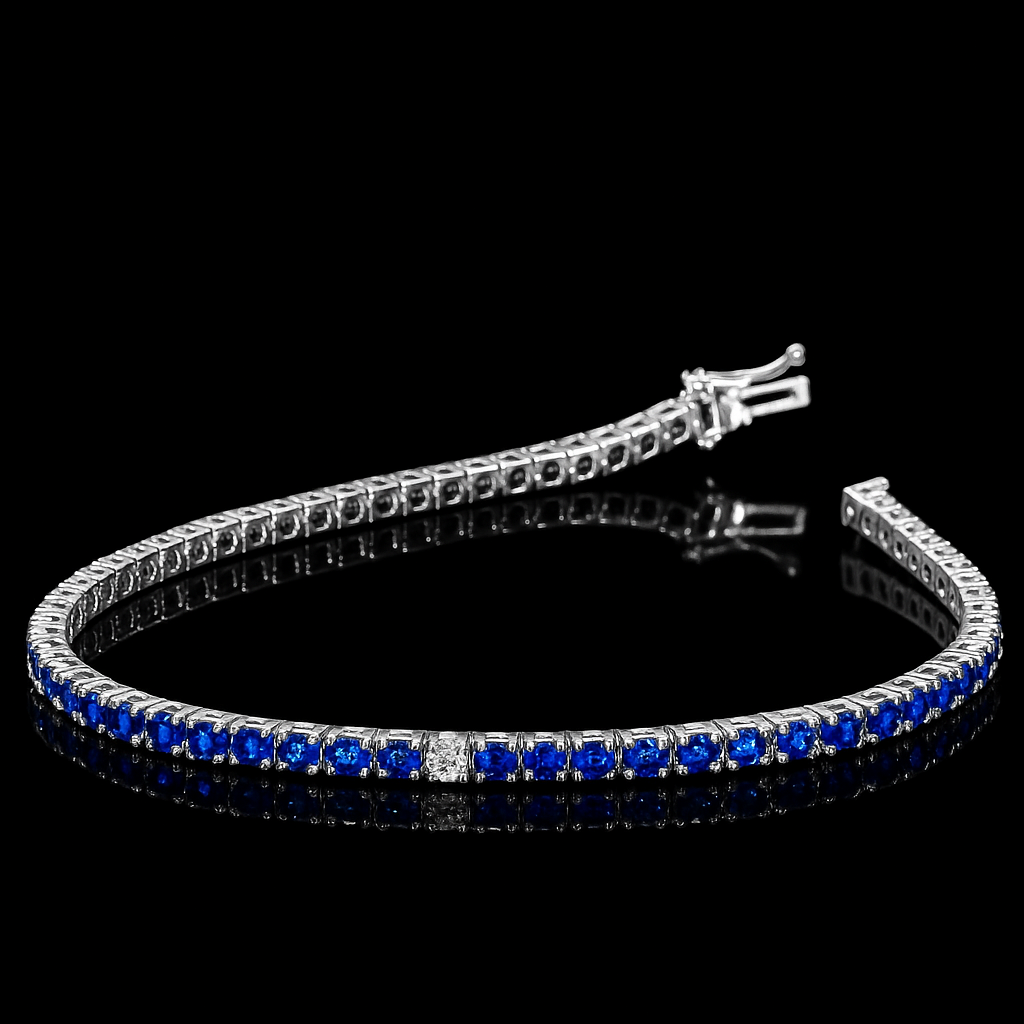 Bracciale tennis in argento 925