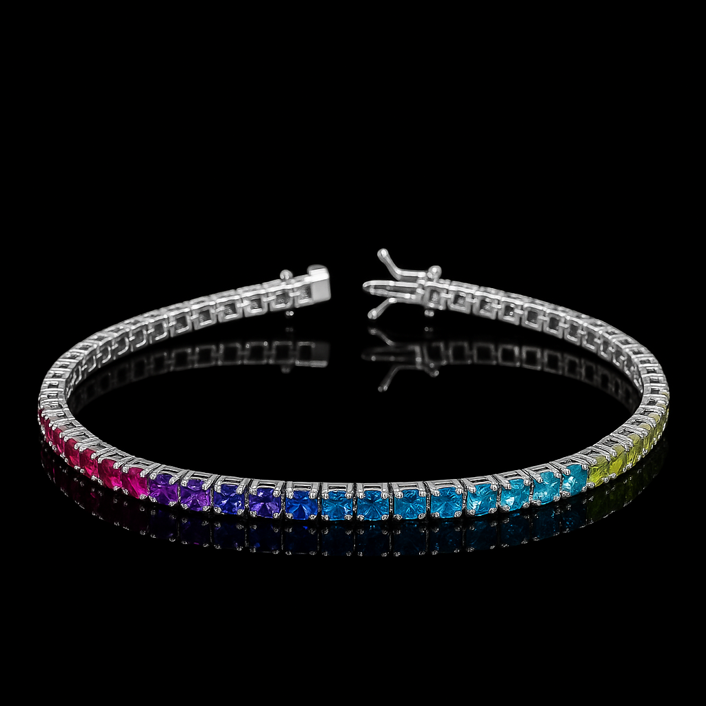 Bracciale tennis in argento 925