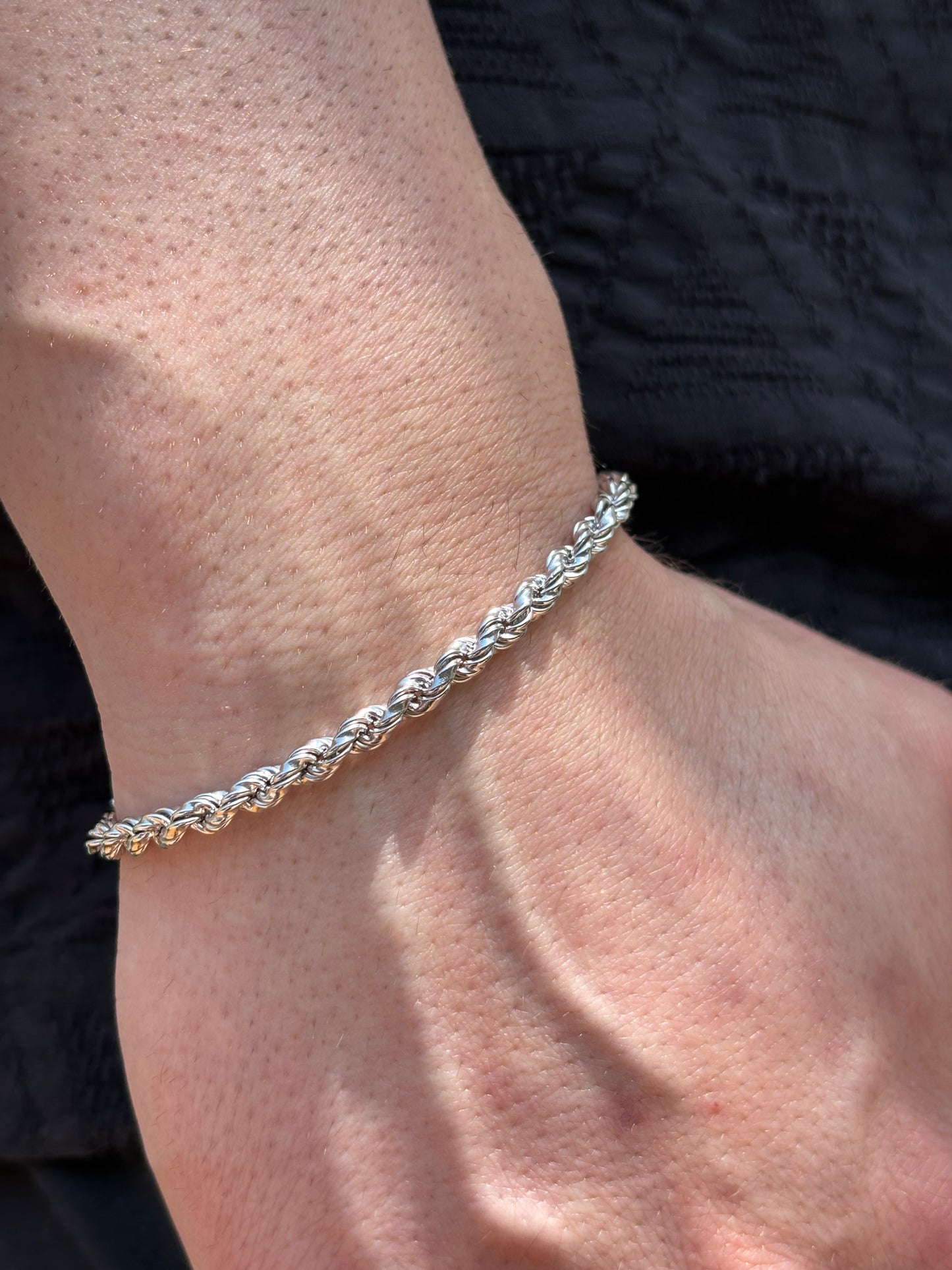 Bracciale Rope in argento 926