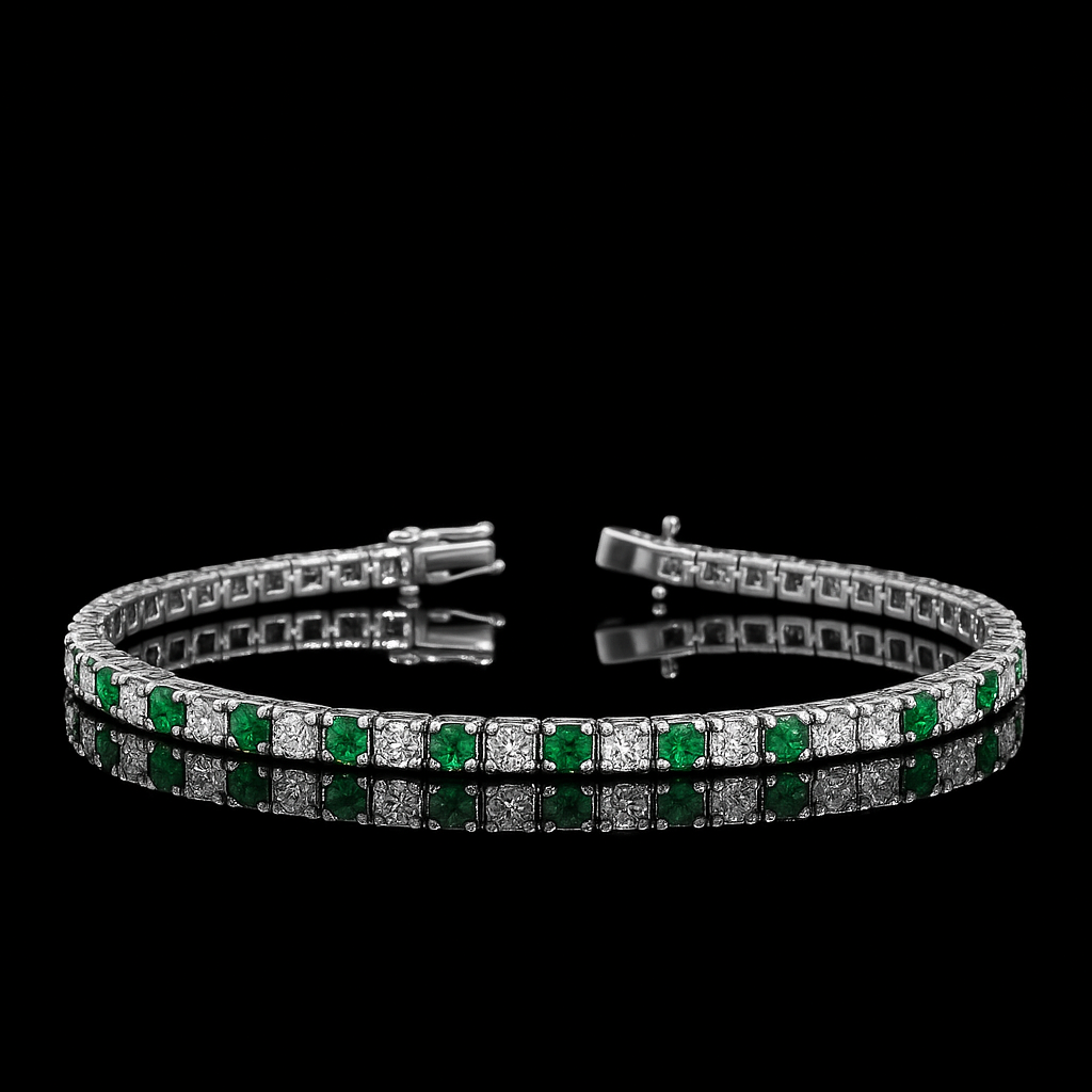 Bracciale tennis in argento 925