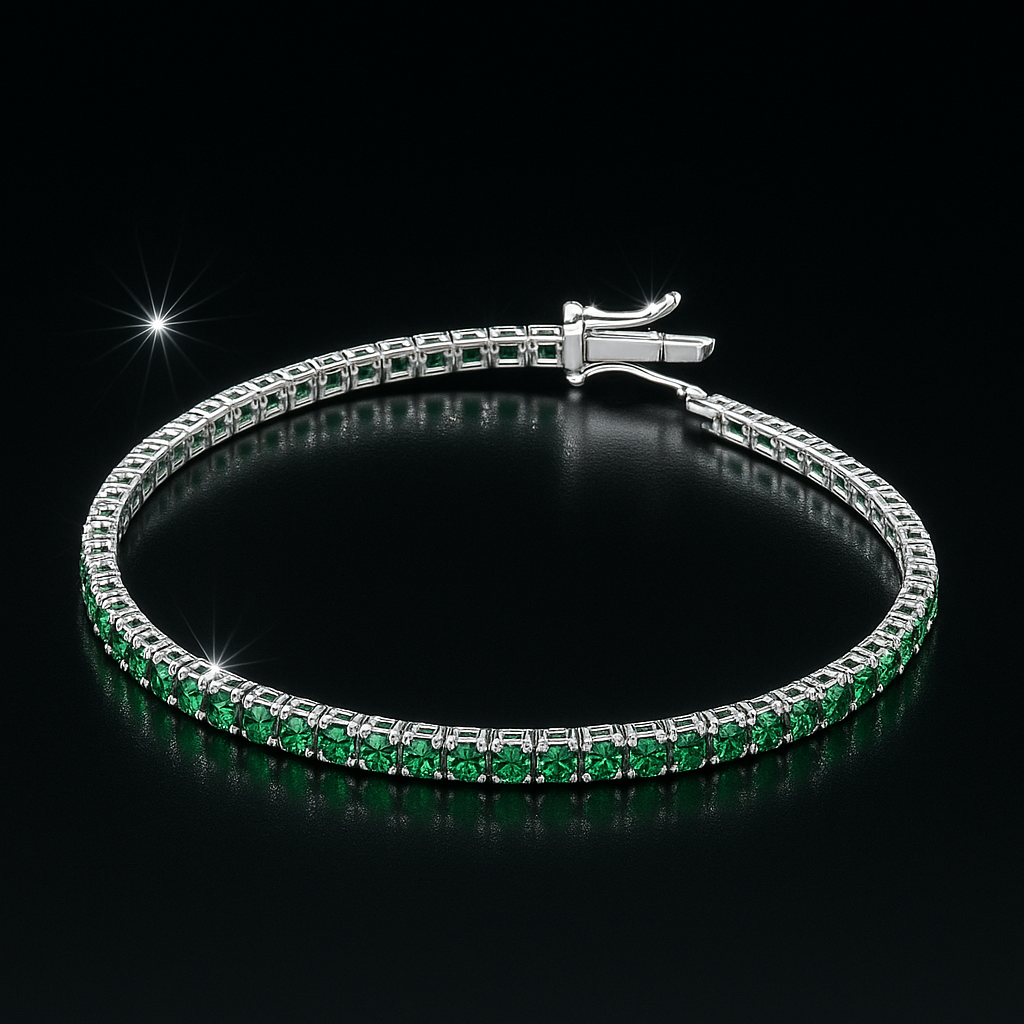 Bracciale tennis in argento 925