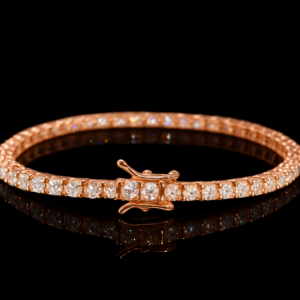 Bracciale tennis in argento 925