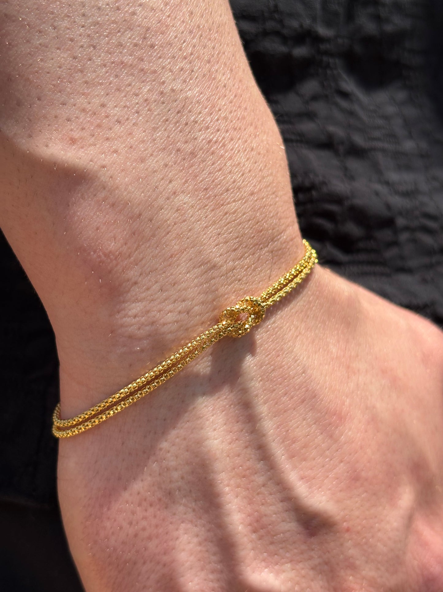 Bracciale nodo d’amore in argento 925