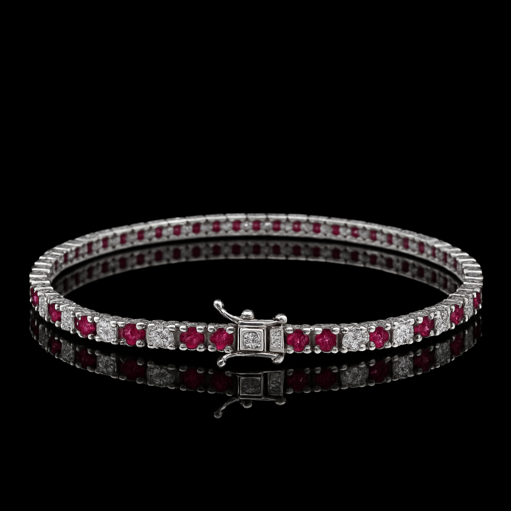 Bracciale tennis in argento 925