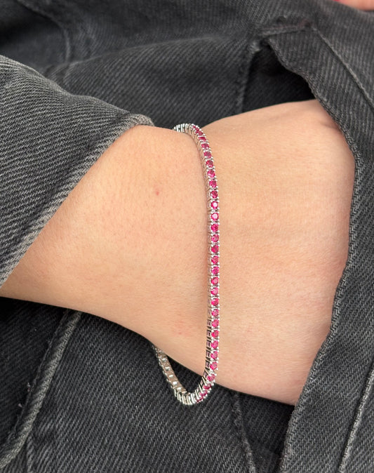 Bracciale tennis Pink Velvet