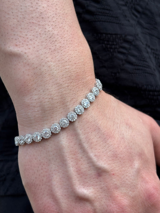 Bracciale tennis zirconi