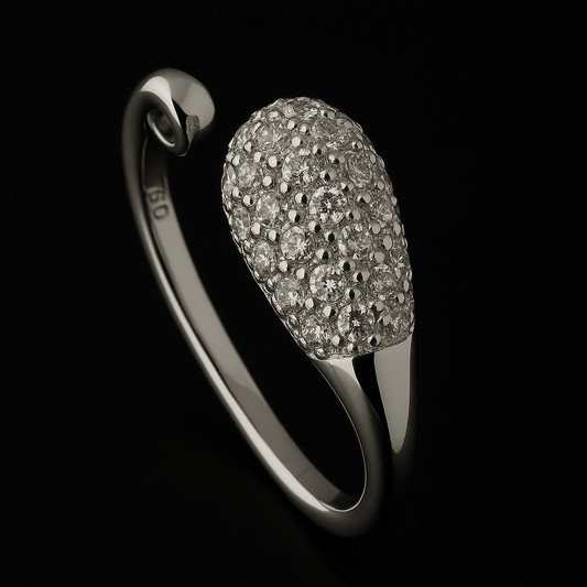 Anello in argento 925 con zirconi Pavé in argento 925 con zirconi - Larù Gioielli (per Bracciali) Anello in argento 925 con zirconi Pavé in argento 925 elegante - Larù Gioielli (per Collane) Anello in argento 925 con zirconi Pavé in argento 925 luminosi - s