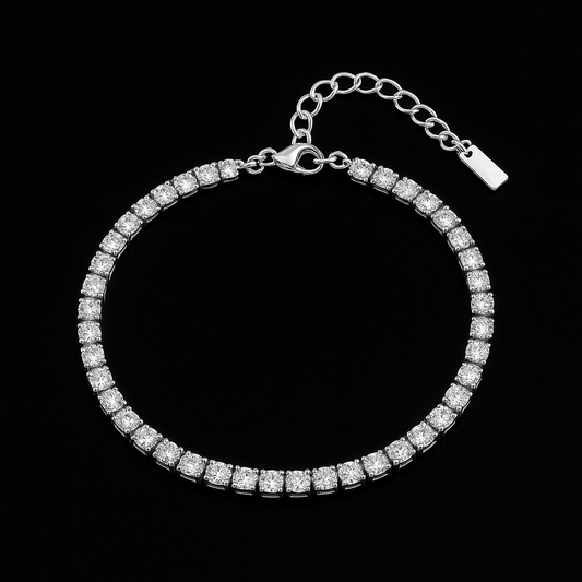 Bracciale tennis in acciaio con zirconi in argento 925 con zirconi - Larù Gioielli (per Bracciali) Bracciale tennis in acciaio con zirconi in argento 925 elegante - Larù Gioielli (per Collane) Bracciale tennis in acciaio con zirconi in argento 925 luminosi - s