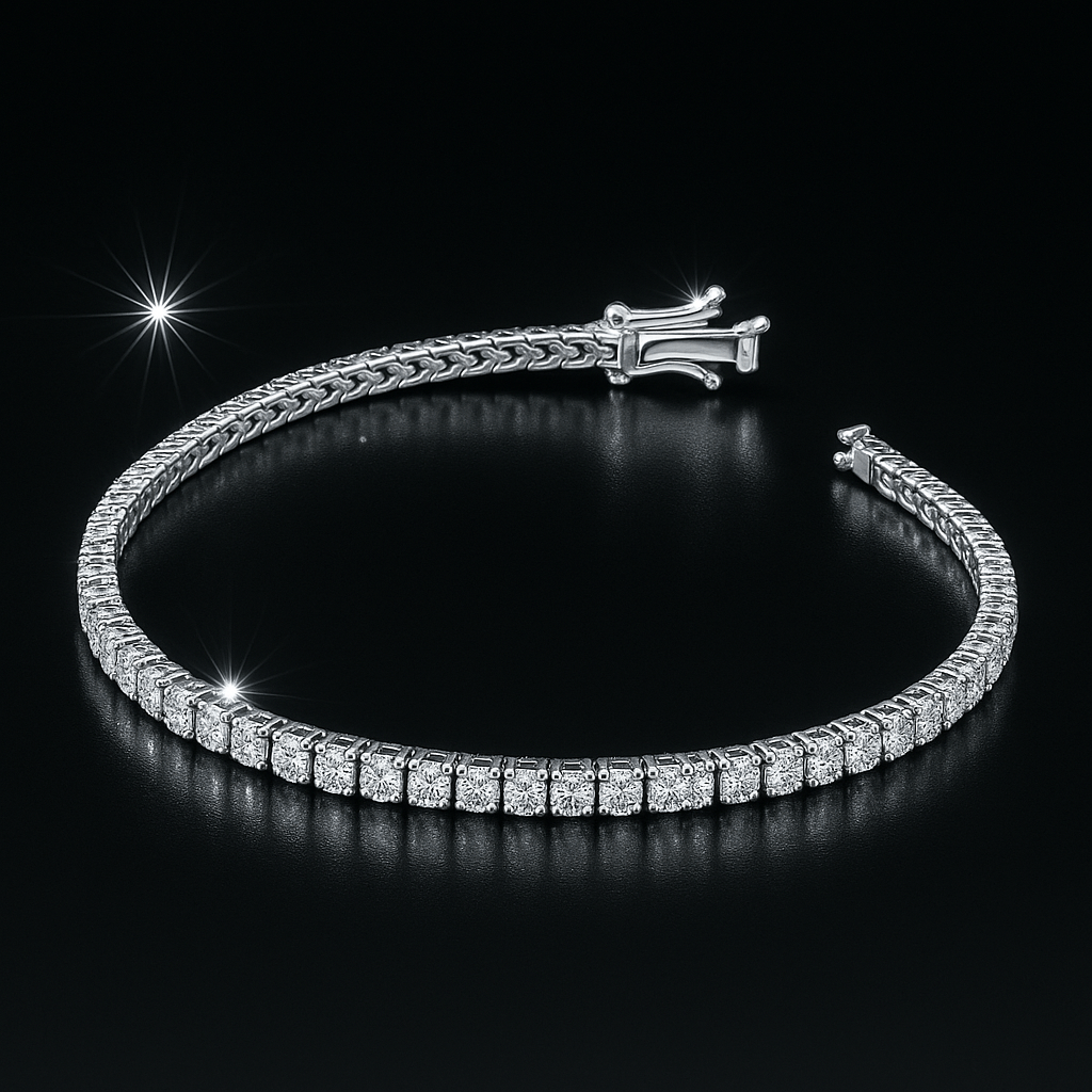 Bracciale tennis in argento 925 in argento 925 con zirconi - Larù Gioielli (per Bracciali) Bracciale tennis in argento 925 in argento 925 elegante - Larù Gioielli (per Collane) Bracciale tennis in argento 925 in argento 925 luminosi - s