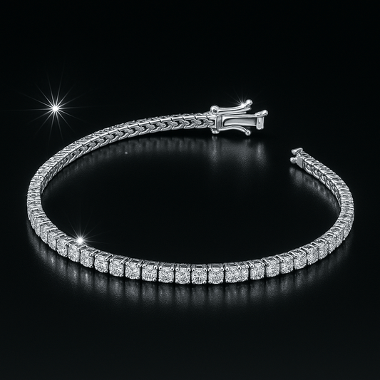 Bracciale tennis in argento 925 in argento 925 con zirconi - Larù Gioielli (per Bracciali) Bracciale tennis in argento 925 in argento 925 elegante - Larù Gioielli (per Collane) Bracciale tennis in argento 925 in argento 925 luminosi - s