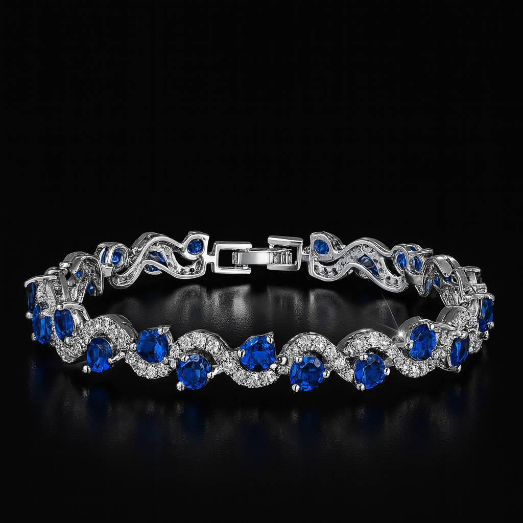 Bracciale unisex con zirconi in argento 925 con zirconi - Larù Gioielli (per Bracciali) Bracciale unisex con zirconi in argento 925 elegante - Larù Gioielli (per Collane) Bracciale unisex con zirconi in argento 925 luminosi - s