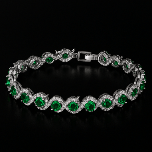 Bracciale unisex con zirconi in argento 925 con zirconi - Larù Gioielli (per Bracciali) Bracciale unisex con zirconi in argento 925 elegante - Larù Gioielli (per Collane) Bracciale unisex con zirconi in argento 925 luminosi - s