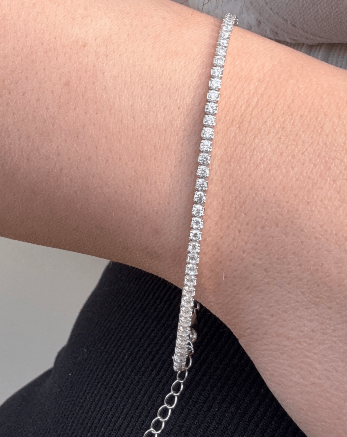 Tennis in argento 925 in argento 925 con zirconi - Larù Gioielli (per Bracciali) Tennis in argento 925 in argento 925 elegante - Larù Gioielli (per Collane) Tennis in argento 925 in argento 925 luminosi - s